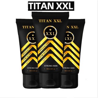 TITAN XXL 50 มล. ครีมนวดขยายเพิ่มขนาดน้องชายสำหรับสุภาพบุรุษ รุ่นพิเศษสีทอง เห็นผล 100% (มีวิธีนวดให้ด้วย)