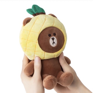 ตุ๊กตาไลน์เฟรนด์ หมีบราวน์และกระต่ายโคนี่ รุ่นพิเศษ Line Friends Cute Brown Bear Cony Rabbit Plush Toy