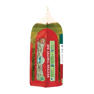 Oxbow Timothy Hay หญ้าทิโมธี เกรดพรีเมี่ยม สำหรับกระต่าย แกสบี้ ชินชิลล่า ขนาด 90 oz (2.55กก)