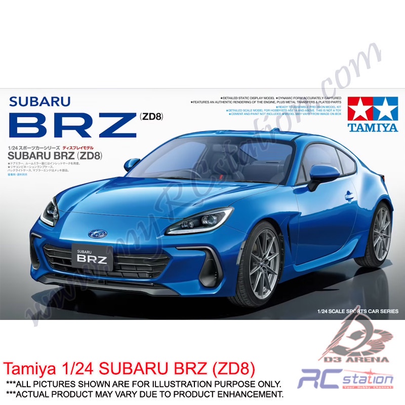 Tamiya รุ่น 24362 - 1/24 SUBARU BRZ (ZD8) [24362]