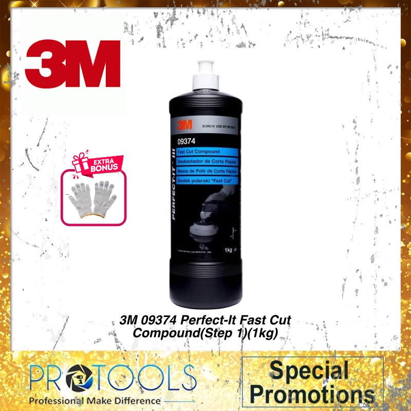 3M 09374 Perfect-It Fast Cut Compound(Step 1)(1kg)