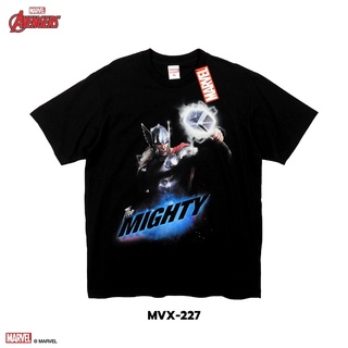 ผ้าฝ้าย 100% เสื้อยืดการ์ตูน ลาย THOR ลิขสิทธ์แท้ MARVEL COMICS  T-SHIRTS (MVX-227)S-3XL
