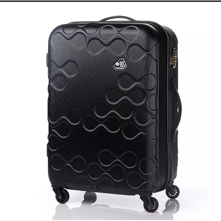 [24 นิ้ว] KAMILIANT กระเป๋าเดินทางสีดำชนิดแข็ง 4 ล้อ ระบบ TSA Lock