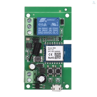 Tuya 1Ch Dc5V/7-32V Wifi โมดูลรีเลย์สวิทช์ไร้สายสําหรับ Android/Ios Tuya App