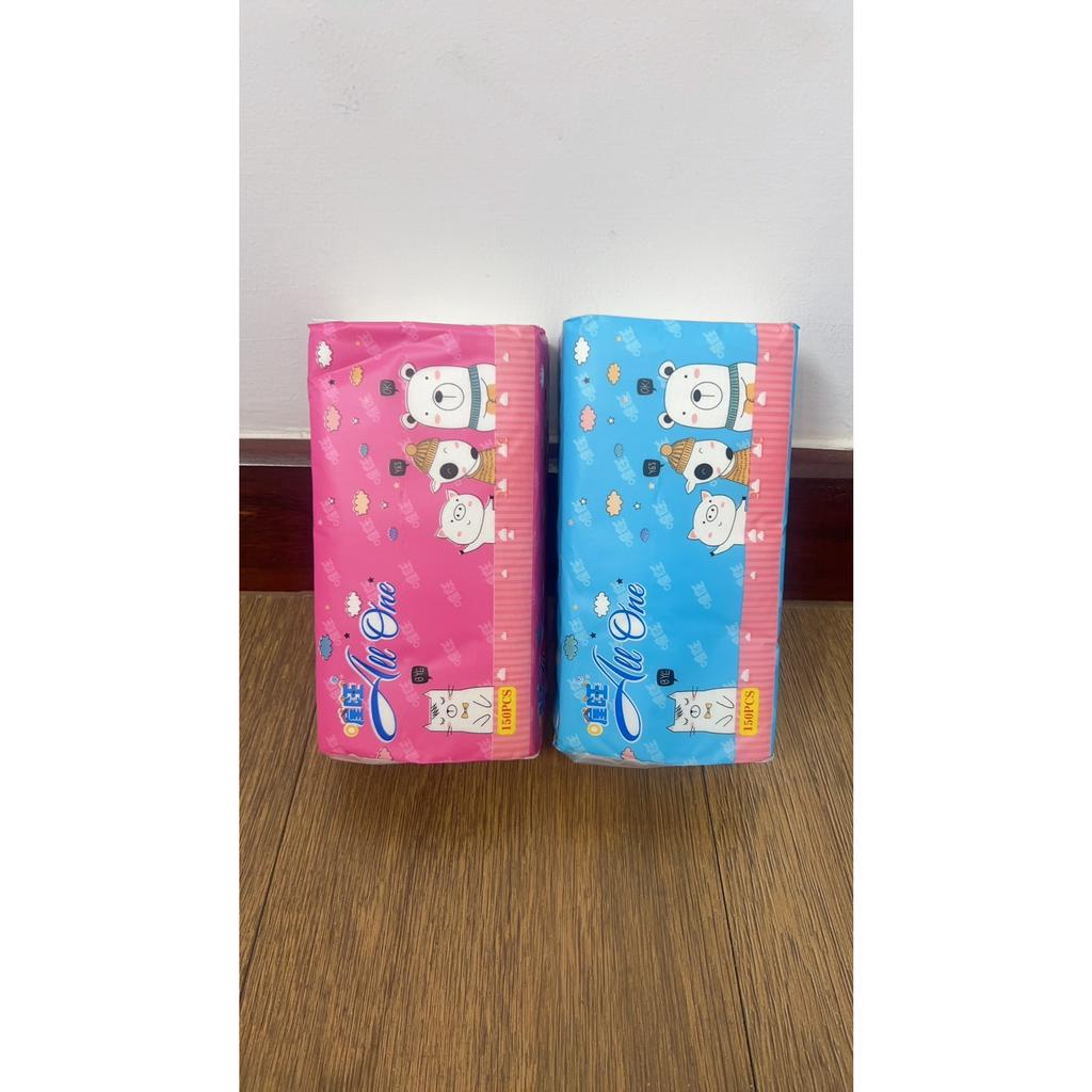 ทิชชู่ทำความสะอาด 1 ห่อ มี 150 แผ่น *** สินค้าพร้อมส่งค่ะ***
