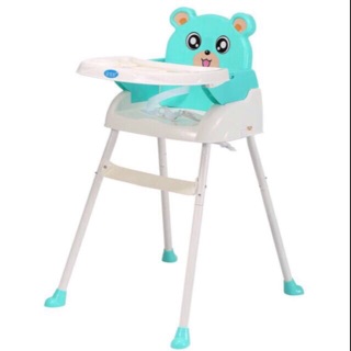 เก้าอี้high chair เก้าอี้ทานข้าว สำหรับเด็ก ปรับได้ 3 ระดับ น้ำหนักเบา พับเก็บพกพาไปได้ทุกที่ สะดวก ใช้งานง่าย แข็งแรง