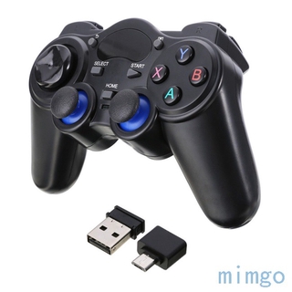 ราคาจอยเกมส์ 2.4G จอยเกมไร้สาย Wireless Gaming Controller Gamepad คอมพิวเตอร์บลูทูธเกมจับ for Android Tablets PC TV Box
