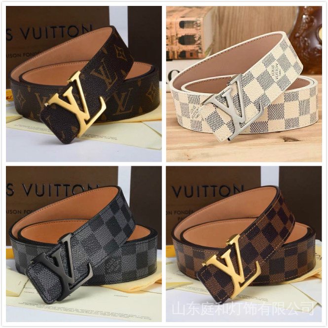 LV สายรัดเอว LV/men Belt/man Belt/เข็มขัดหนัง Y5XU