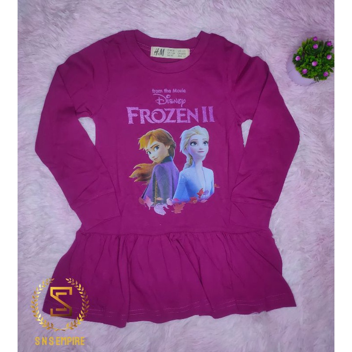 Hot Item Dress Frozen size dri 1year-8year