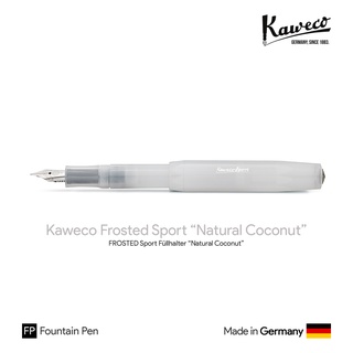 Kaweco Frosted Sport "Natural Coconut" Fountain Pen - ปากกาหมึกซึมคาเวโก้ฟรอสต์สปอร์ต สีขาวกะทิ