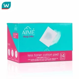 Aime เอเม่ สำลี โทนเนอร์ แผ่นบาง 80 แผ่น