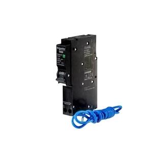 Schneider Electric เซอร์กิตเบรกเกอร์ลูกย่อย กันดูด ป้องกันไฟรั่ว/ไฟดูด ชนิด 1 โพล ขนาด 20A 6kA 30mA รหัส QO120C06RCBO30