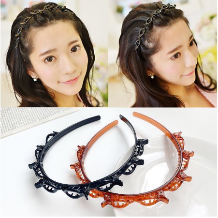 DIY Market มี3สี ที่คาดศีรษะสไตล์เกาหลีสําหรับผู้หญิง E-107