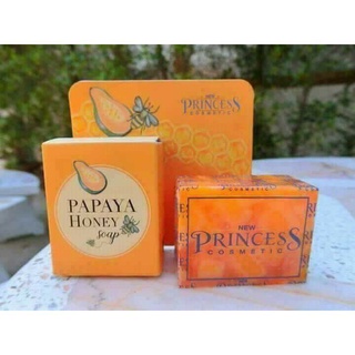 สบู่ Papaya Honey สบู่หน้าใส ของแท้ กล่องสีขาว gUgn