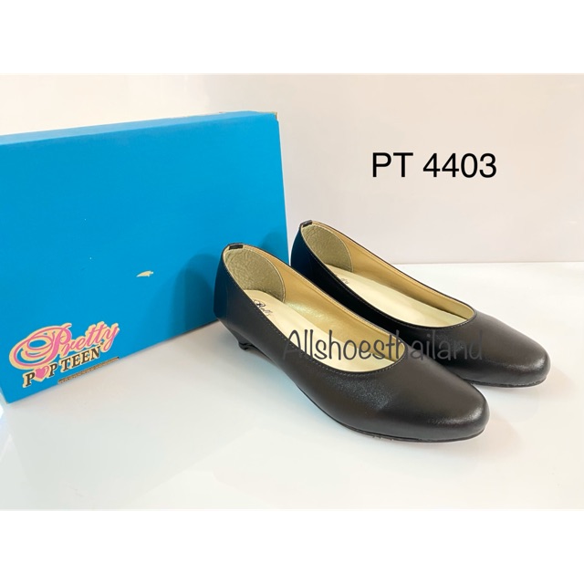 รองเท้าคัชชู Popteen no. Pt 4403 สำหรับนักเรียน นักศึกษา วัยทำงาน
