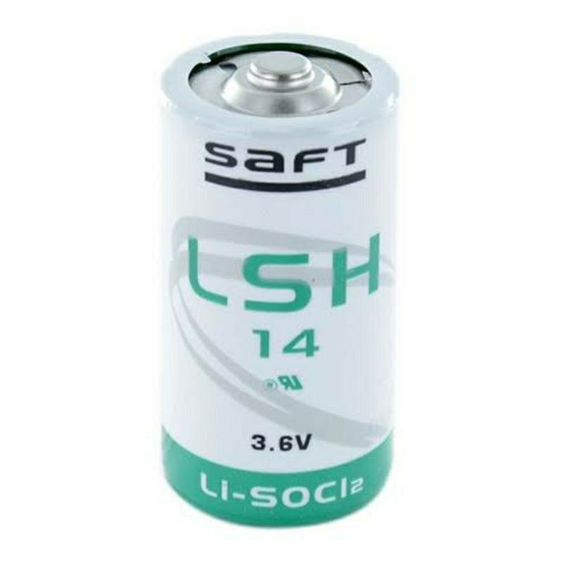 แบตเตอรี่ SAFT LSH14 size C 3.6V Li-SOCl2 Lithium Battery ถ่ายจากงานจริง