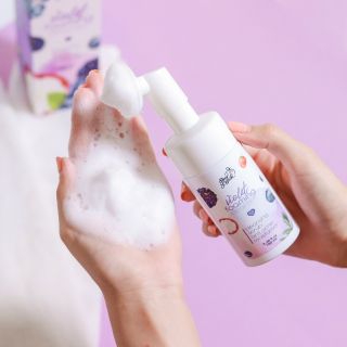 🌼 เหลือ 280.- เก็บโค้ดหน้าร้าน 🧸 Sherpeach VIOLET CLEANSER โฟมเนื้อมูสนุ่มๆ รักษาสิว ผิวขาวใส โฟมล้างหน้า แปรงล้างหน้า