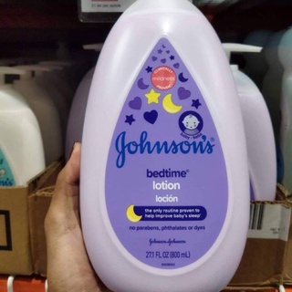 Johnson’s Bedtime Lotion 800Ml. จอห์นสัน เบบี้ โลชั่น ใหม่ ใหญ่สุดคุ้ม ขนาด 800 มล.