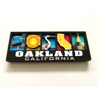 🇺🇸แม่เหล็ก 3D ที่ระลึกจาก Oakland รัฐ California ประเทศอเมริกา🇺🇸