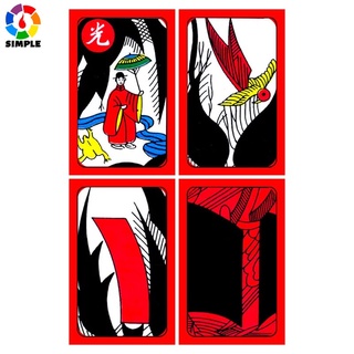 Korean Japanese PVC Waterproof Mahjong Gostop Go Stop Board Game Cards Popular Family Party Table Game Go-stop Hanafuda