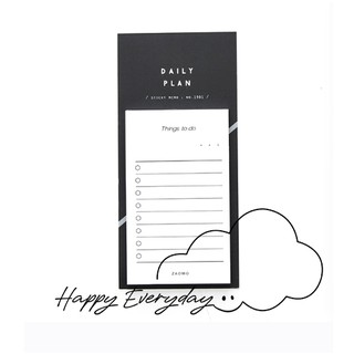 กระดาษโน้ต Daily plan sticky notes