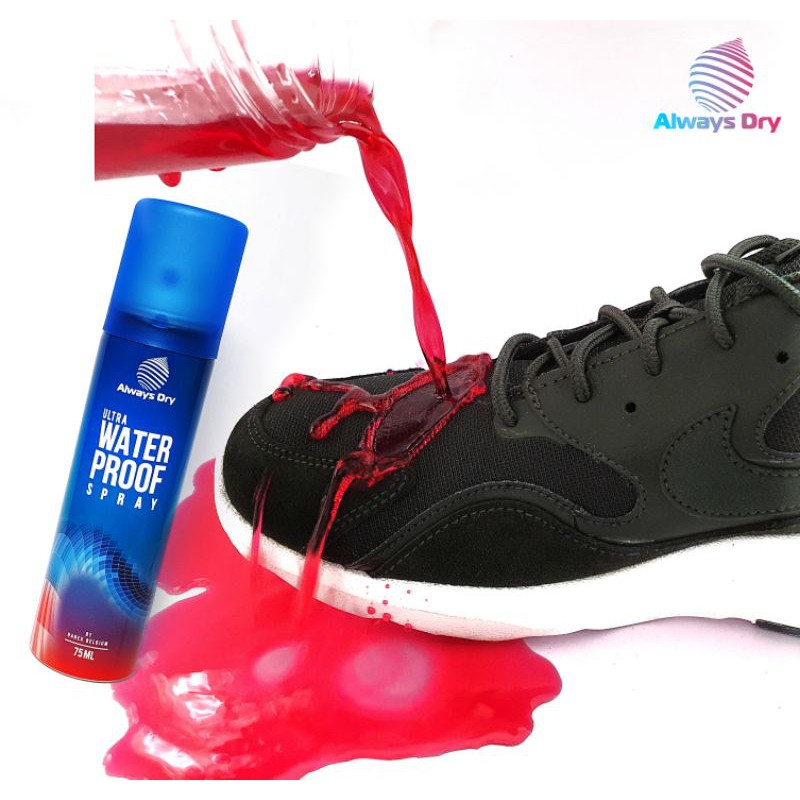 เรื่องเลอะ เรื่องเล็ก  👟สเปรย์กันน้ำ Always Dry 75 ml.👟 ค่าจัดส่งฟรี