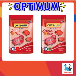 อาหารปลาหมอสี Optimum Cichlid ออพติมั่ม 100 กรัม