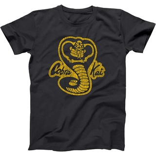 เสื้อยืด ผ้าฝ้าย พิมพ์ลาย Kobra Kai Karate Kid Dojo สําหรับผู้ชาย