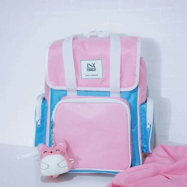 🔥ส่งฟรี EMS🔥 กระเป๋าเป้💕 (N559) BACKPACK IINKLE