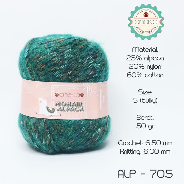 VARIOUS - ALPACA MOHAIR YARN - 705