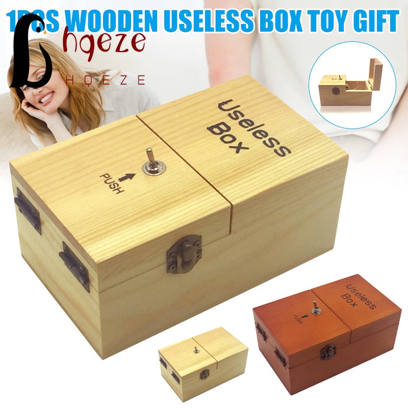 Hqeze Electronic Useless Box กล่องไม้ของเล่นสําหรับเด็ก