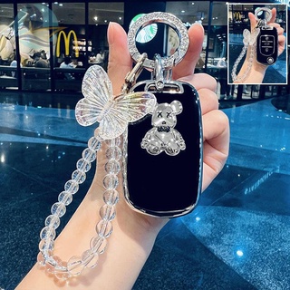 Wuling Hongguang miniev key case mini macaron cute ev female s3 car nano shell plus buckle bag ใหม่