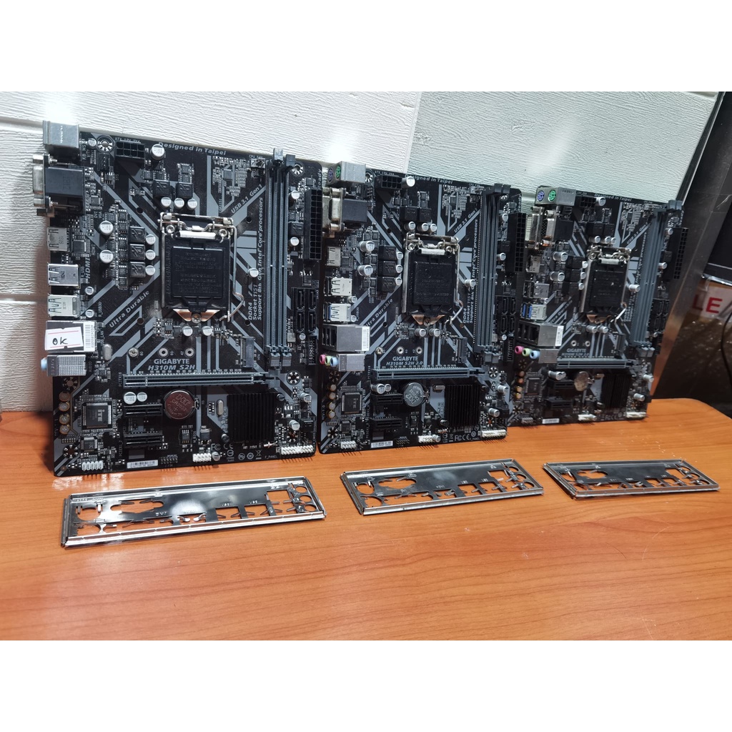 ์เมนบอร์ดรองรับซีพียู socker1151 สำหรับซีพียูเจน8/9 GIGABYTE H310M_S2H2.0