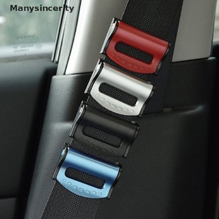 [Manysincerity] 2PCS Car Safety Seat Belt Buckle Clip Seatbelt Stopper Adjuster Clip Seat Belt Hot Sell