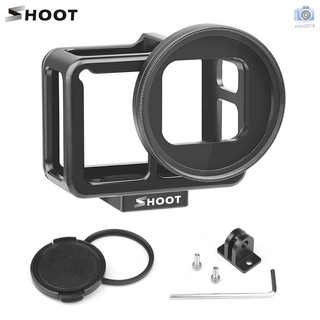 shoot xtgp 507 b cnc เคสอลูมิเนียมอัลลอยด์พร้อมเลนส์ 52 มม. สําหรับ gopro h