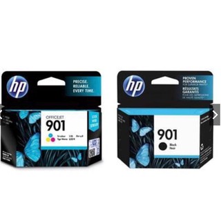 ตลับหมึก HP 901 Bk Hp 901 Co ดำและสี ของแท้ ขายลดล้างสต๊อกไม่มีประกัน