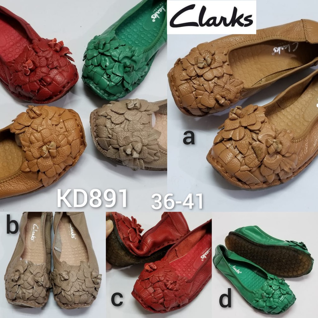 Kd 891 Clarks รองเท้าหนังสําหรับผู้หญิง/Clarks Original/รองเท้าทํางานผู้หญิง