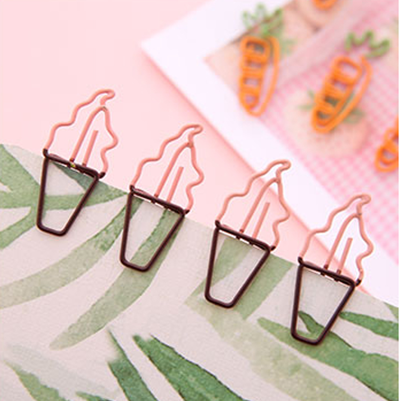 Creative Metal Carrot Paper Clip Peculiar Bookmark Holder - รูปที่ 6
