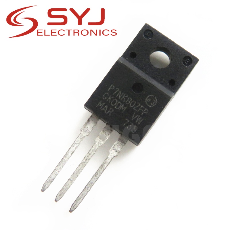 P7NK80ZFP STP7NK80ZFP 5 ชิ้น STP7NK80 7NK80 7A 800V TO-220F pxab
