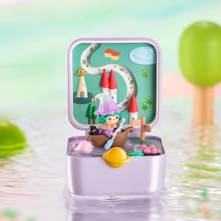 โมเดลตุ๊กตา PUCKY PUCKY Strange Planet Series Piqi Mystery Box POPMART ของเล่นสําหรับเด็ก