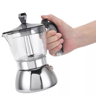 หม้อชงกาแฟ มอคค่าพอท Moka Pot 4cup 180ml ⭐มาใหม่พร้อมส่ง