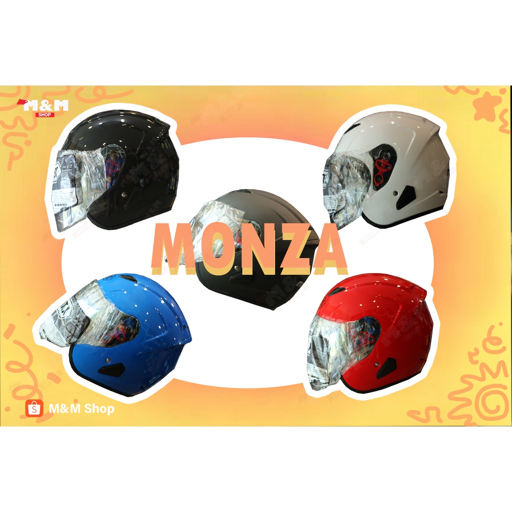 โปรโมชั่นราคาเบาๆ☃☁[🔥กรอกMMAUGSLลดเพิ่ม25%🔥] หมวกกันน็อค INDEX MONZA / SIZE L เหมาะกับคนหัวใหญ่