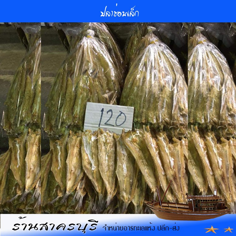 ปลาช่อนทะเลเล็ก น้ำหนักสุทธิ 500กรัม