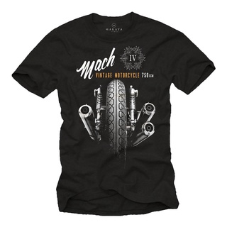 [S-5XL]GILDAN 【เสื้อเก๋ไก๋】เสื้อยืดแขนสั้น ผ้าฝ้าย 100% พิมพ์ลาย STREET CLASSIC MACH 4 MEN MOTORCYCLE แฟชั่นสําหรับผู้ชา