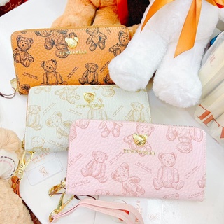 กระเป๋าสตางค์แบบซิปรอบ ลายน้องหมี จากแบรนด์แท้ TTWN BEAR รหัสรุ่น TTWLL02
