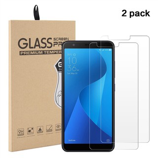 Asus ZenFone Max Plus / M1 ZB570TL ครึ่งหน้าจอ ฟิล์มกันรอยหน้าจอ 2 ชิ้น Phone tempered glass