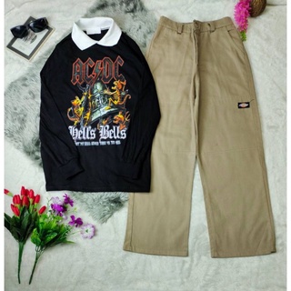 เสื้อวงวินเทจจัดแชตเข้าชุดเสื้อกางเกง จัดส่งสินค้าทุกวัน