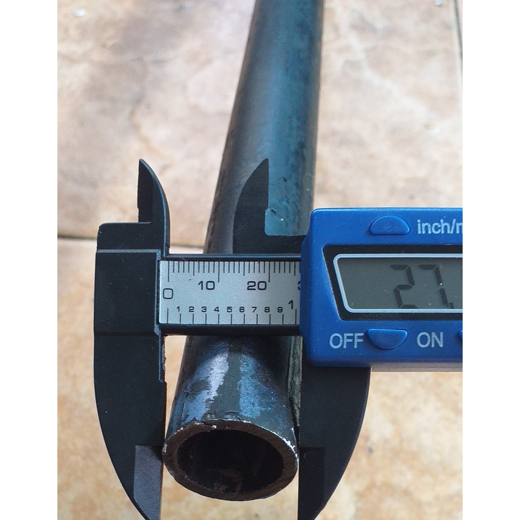 ท่่อเหล็กไม่มีตะเข็บ OD 26.7mm. ID 21mm (7/8″) เหล็กแป๊ป API ไม่มีตะเข็บเหล็กแข็ง ขนาดรูใน ID 21 mm บูส แกนเพลา ราคา ถูกที่สุด ดีลบีเคเค แกลเลอรีภาพที่ 3