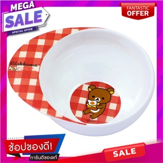 ถ้วยเมลามีน CAP 3.5" SUPERWARE RILAKKUMA MEETS WITH EGGS อุปกรณ์ใส่อาหาร MELAMINE BOWL 3.5" SUPERWARE RILAKKUMA MEETS WI