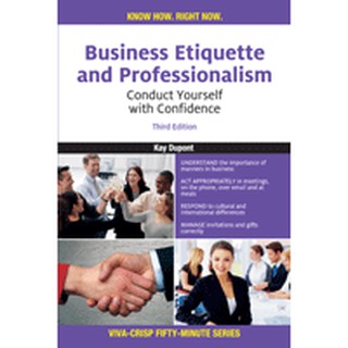 DKTODAY  หนังสือ BUSINESS ETIQUETTE&amp;PROFESSIONALISM,(3ED)